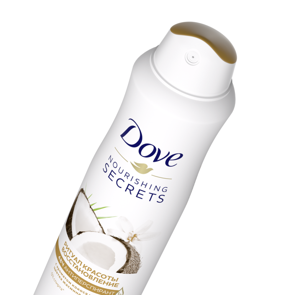 Антиперспирант «Dove» с ароматом кокоса и цветка жасмина, 150 мл #3