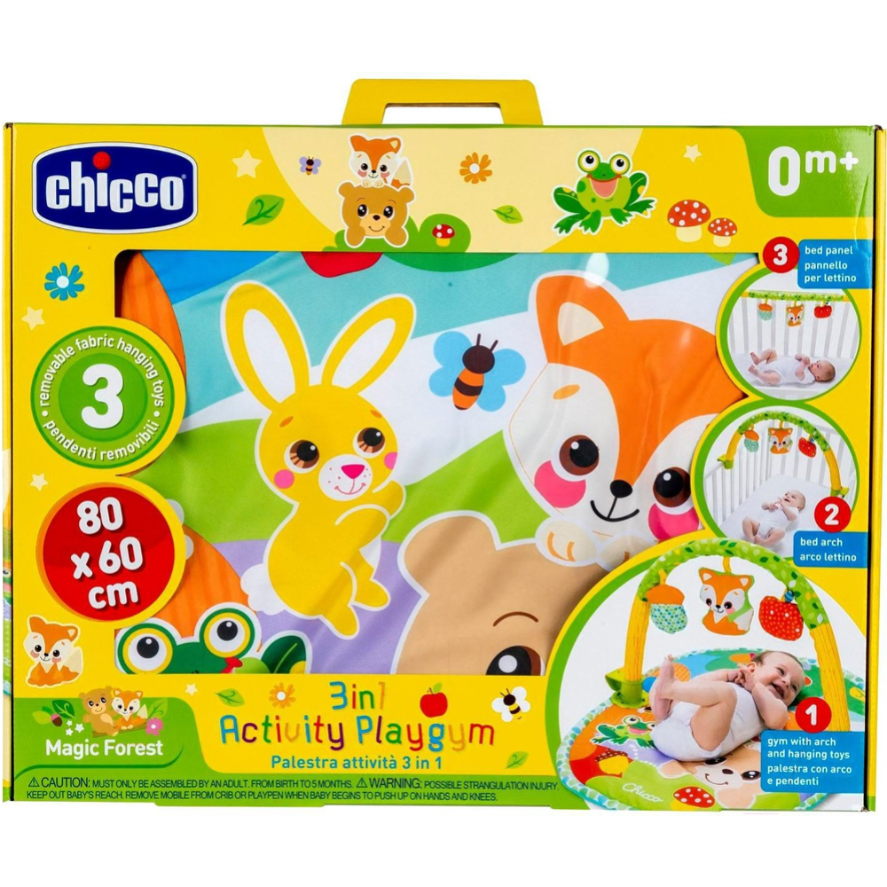 Развивающий коврик «Chicco» Activity 3в1, Magic Forest, 00010471000000