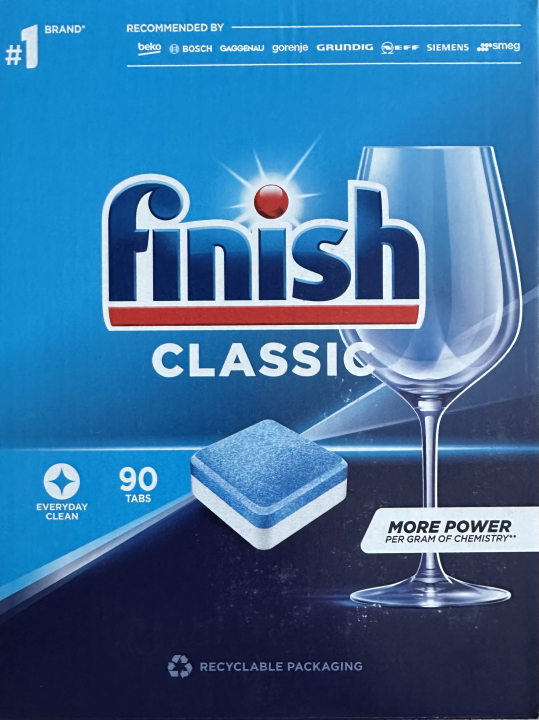 Таблетки для посудомоечных машин Finish Classic (90шт)