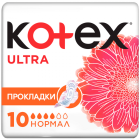 Про­клад­ки жен­ские «Kotex» Ultra Normal, 10 шт