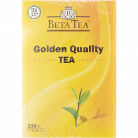 Чай чёрный «Beta tea» Зо­ло­тое ка­че­ство, бай­хо­вый, сред­не­ли­сто­вой, 200 г