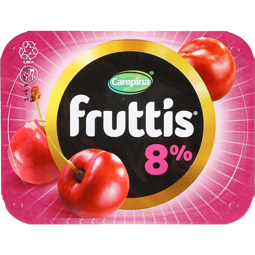 Йогуртный продукт «Fruttis» персик-маракуйя, вишня, 8%, 115 г #4