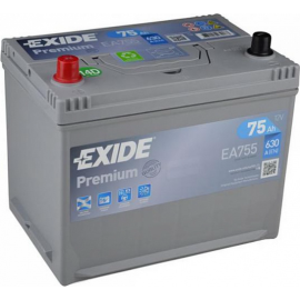 Аккумулятор автомобильный «Exide» Premium, 75Ah, EA755