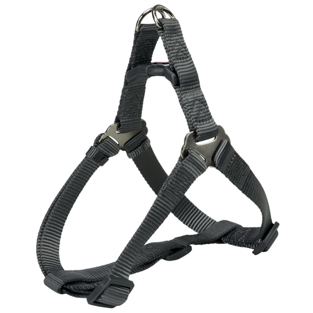 Картинка товара Шлея для собак «Trixie» Premium One Touch harness, размер L, графит