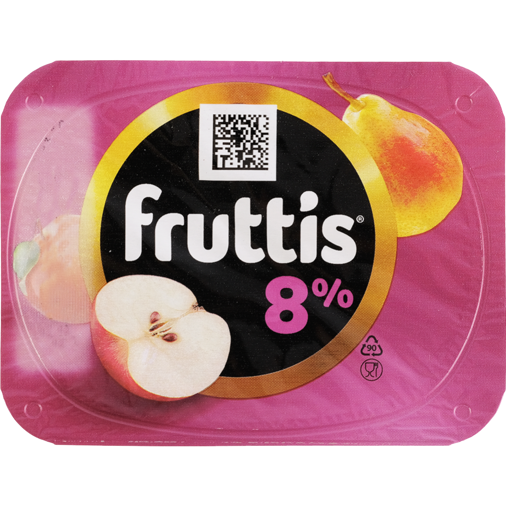 Йогуртный продукт «Fruttis» груша, яблоко, клубника, 8%, 115 г #1