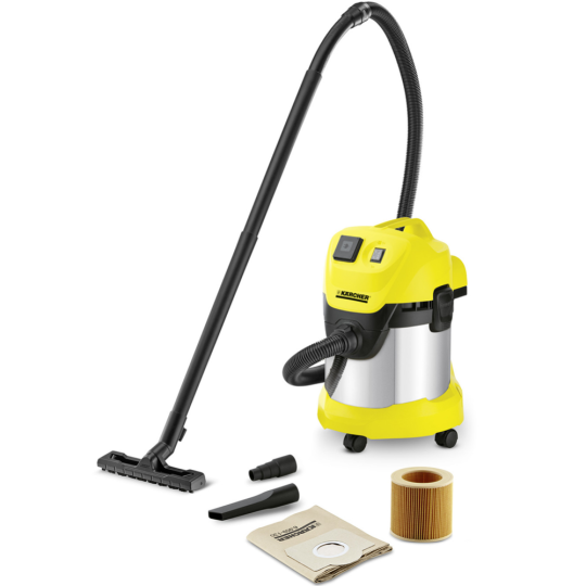 Профессиональный пылесос «Karcher» WD 3 P, 1.629-891.0