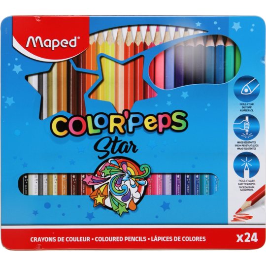 Набор цветных карандашей «Maped» Color Peps, 832016, 24 цвета