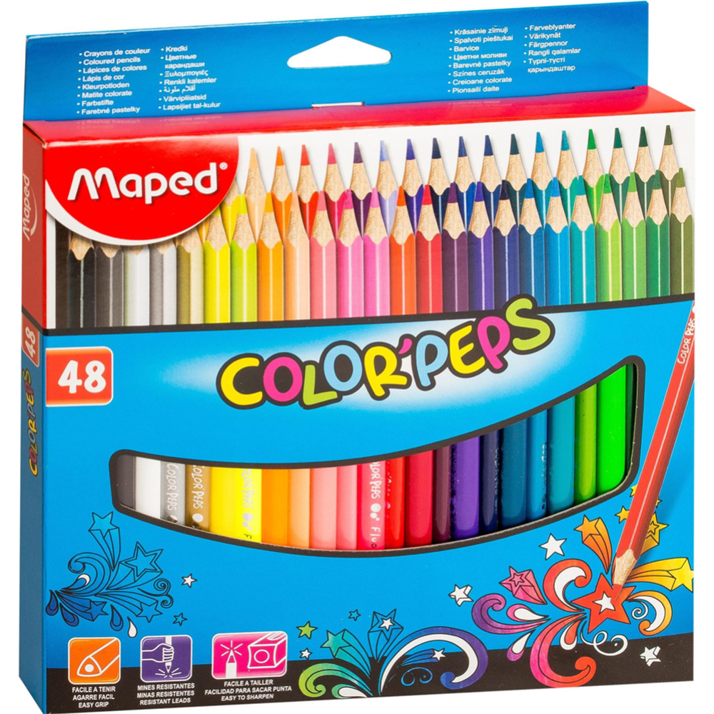 Набор цветных карандашей «Maped» Color Peps, 832048, 48 цветов