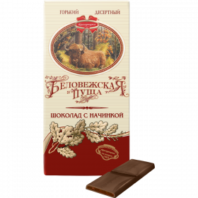 Шо­ко­лад «Комму­нар­ка» Бе­ло­веж­ская пуща, горь­кий, 100 г