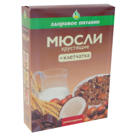 Мюсли «Здоровое питание» шоколадные, 250 г