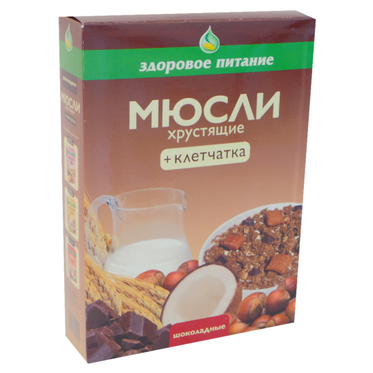 Мюсли «Здоровое питание» шоколадные, 250 г