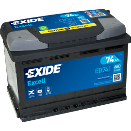 Аккумулятор автомобильный «Exide» Excell, 74Ah, EB741