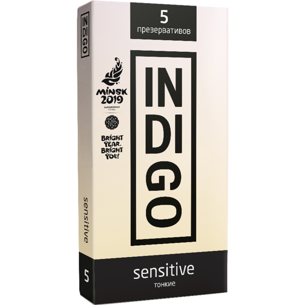 Презервативы «Indigo» Sensitive №5 ультратонкие, 5 шт