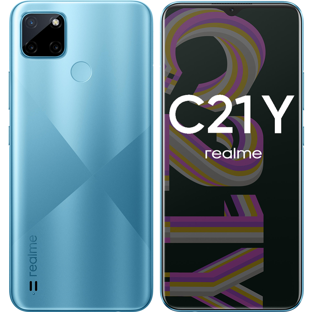 Смартфон «Realme» C21-Y 4/64GB, RMX3263, Cross Blue купить в Минске:  недорого, в рассрочку в интернет-магазине Емолл бай