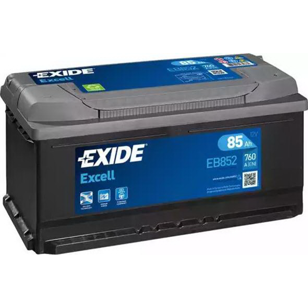 Аккумулятор автомобильный «Exide» Excell, 85Ah, EB852