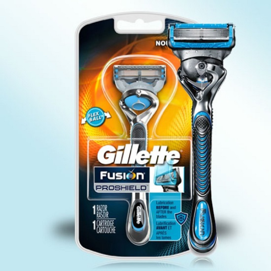 Бритва / станок для бритья мужской Gillette Fusion 5 Proshield Chill Flexball с 1 кассетой