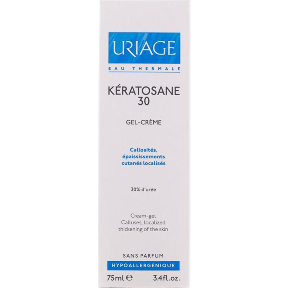 Гель-крем для тела «Uriage» Keratosane 30 Gel Creme, 75 мл