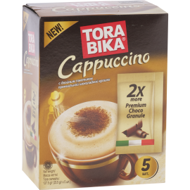 Кофейный напиток растворимый «Torabika» Cappuccino, 5х25.5 г