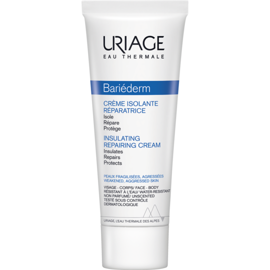 Крем для лица «Uriage» Bariederm Creme Isolante Reparatrice, изолирующий восстанавливающий, 75 мл