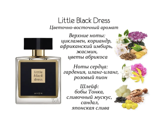 Парфюмерная вода Avon Little Black Dress для нее. "Маленькое чёрное платье.  50 мл