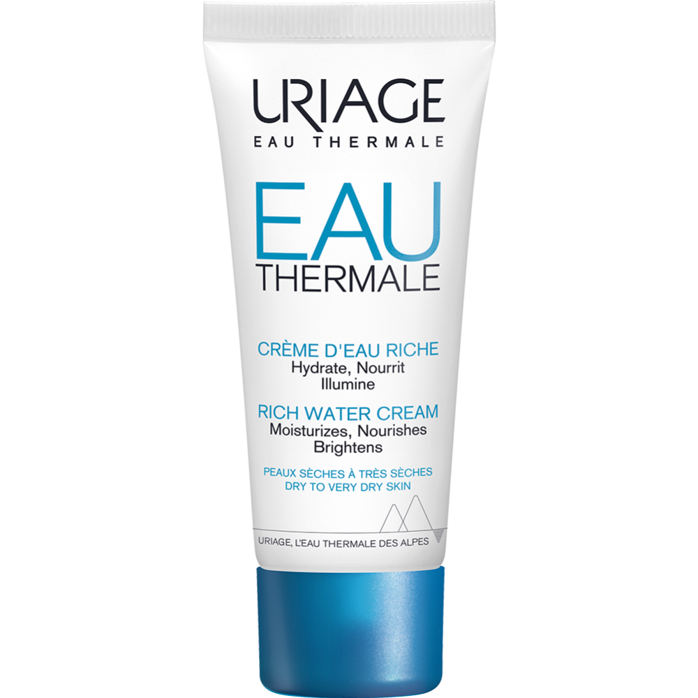 Крем для лица «Uriage» Eau Thermale Creme D'Eau Riche, обогащенный увлажняющий, 40 мл