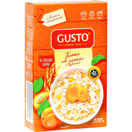 Каша мультизлаковая «Gusto» 4 злака с курагой, 300 г