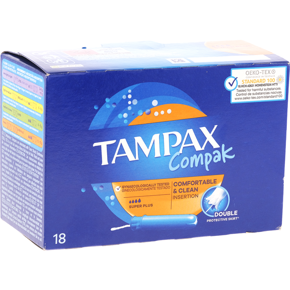 Тампоны «Tampax» Compak Super Plus, 18 шт