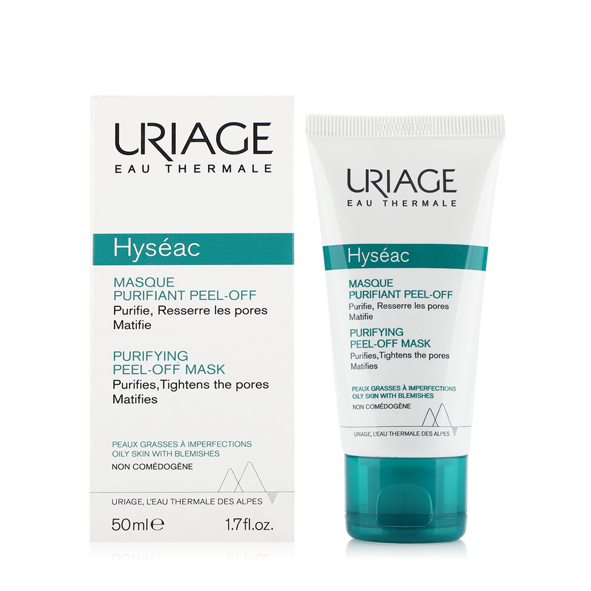 Uriage Очищающая маска для лица HYSEAC MASQUE PURIFIANT PEEL-OFF, 50 мл