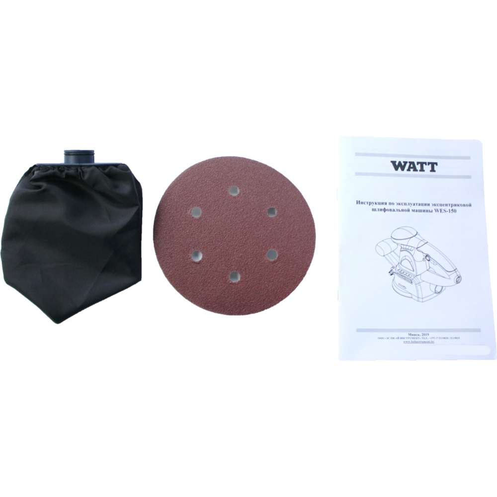 Шлифмашина эксцентриковая «Watt» WES-150, 4.430.150.00