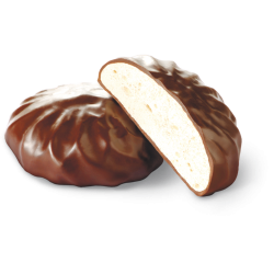 Зефир «Шо­ко­ла­до­во» гла­зи­ро­ван­ный, 1 кг