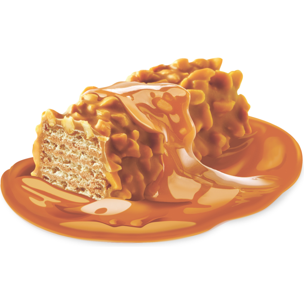 Вафли« Waffer-r-rs Caramel» глазированные с арахисом, 1 кг #0