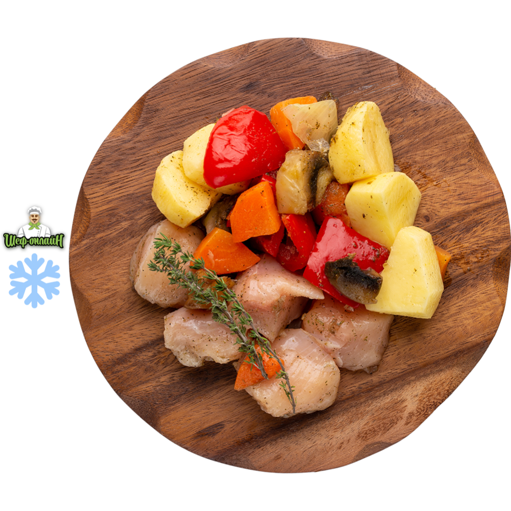 Полуфабрикат из овощей «Быстрый ужин» замороженный, 500 г #0