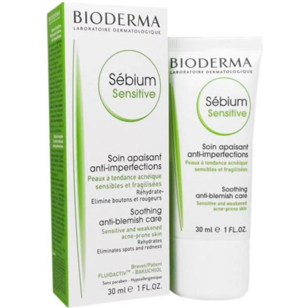 Флюид для лица «Bioderma» Sebium Sensitive, 30 мл