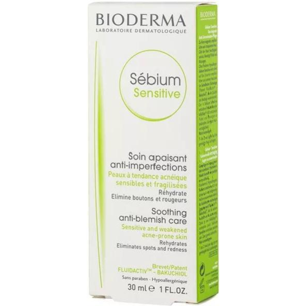 Флюид для лица «Bioderma» Sebium Sensitive, 30 мл