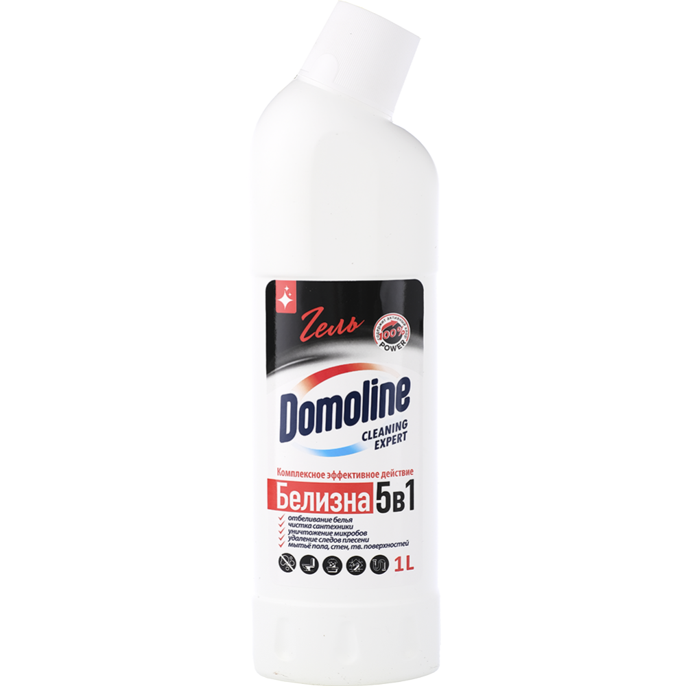 Отбеливающий гель «Domoline» Белизна блеск, 1 л