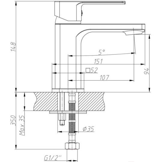 Смеситель «Decoroom» DR20011