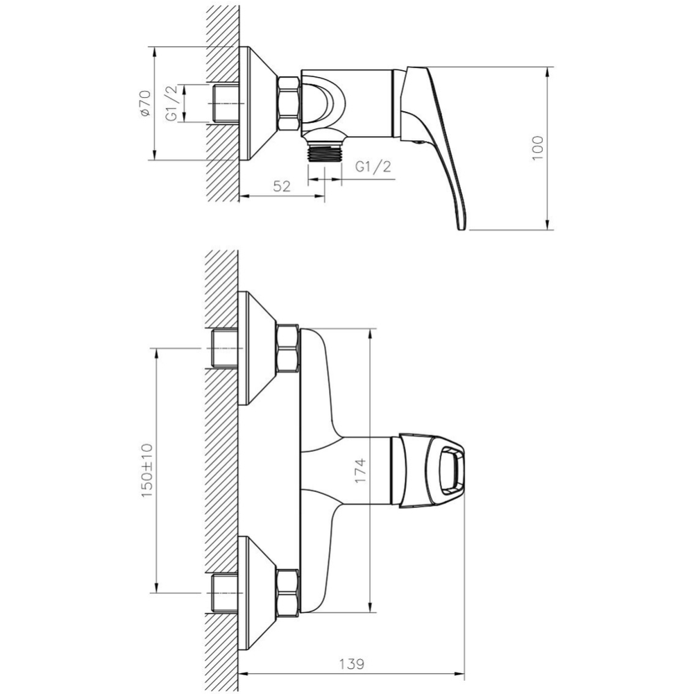 Смеситель «Decoroom» DR20011