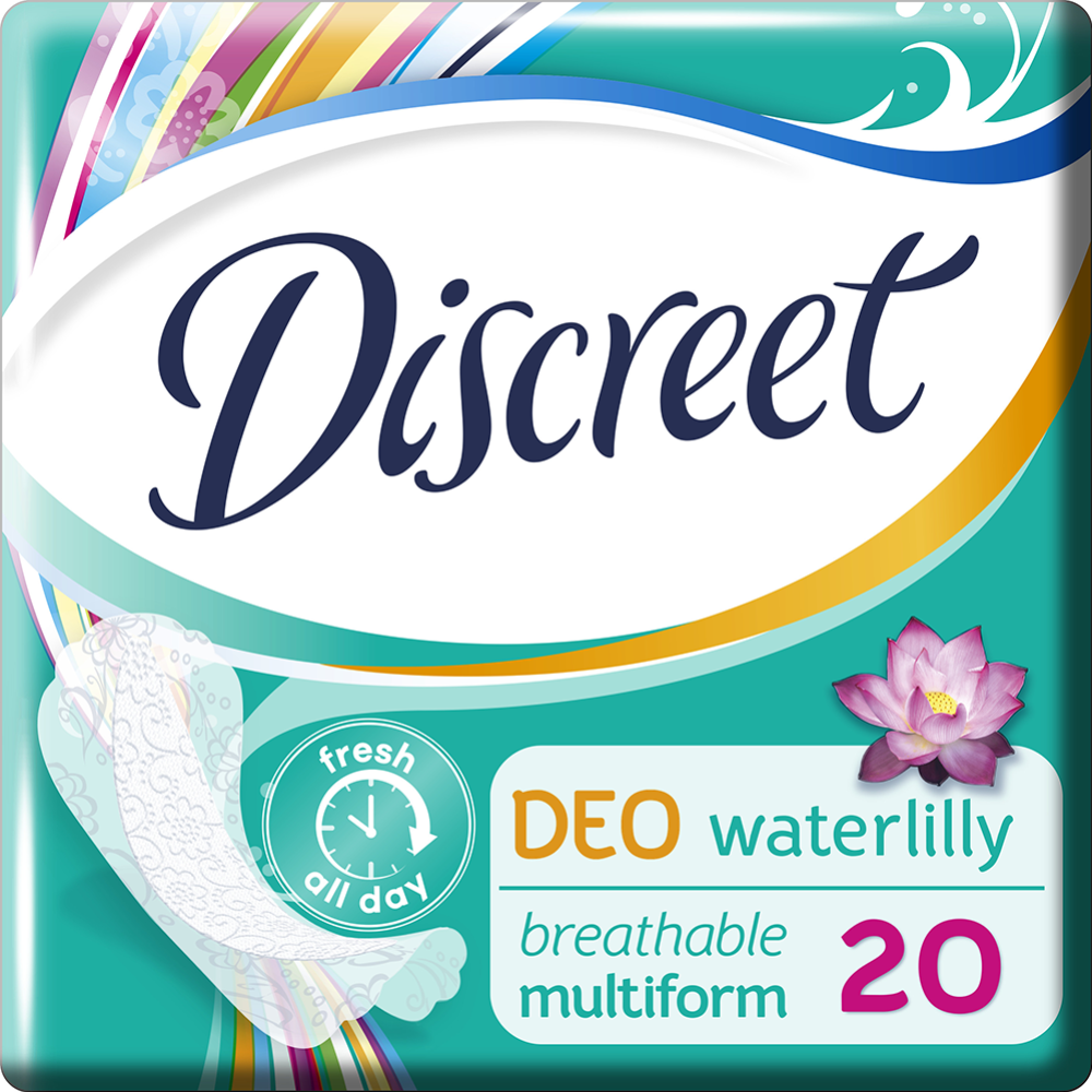 Гигиенические прокладки «Discreet» Deo Water Lily Multiform Single, 20 шт #0