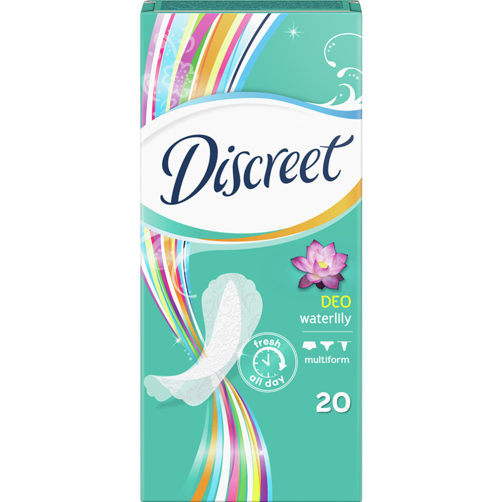 Гигиенические прокладки «Discreet» Deo Water Lily Multiform Single, 20 шт #1