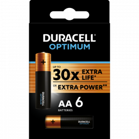 Ба­та­рей­ка «Duracell» Optimum, AA, 6 шт