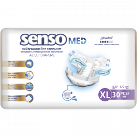 Под­гуз­ни­ки для взрос­лых «Senso Med» Standart, размер XL, 30 шт