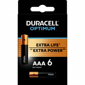 Ба­та­рей­ка «Duracell» Optimum, AAA, 6 шт