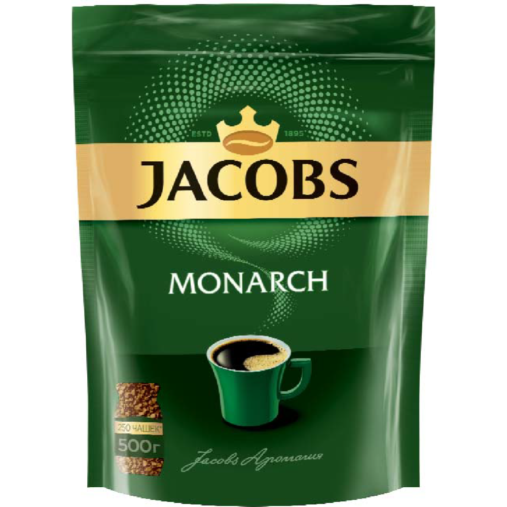 Кофе растворимый «Jacobs» Monarch, 500 г #0