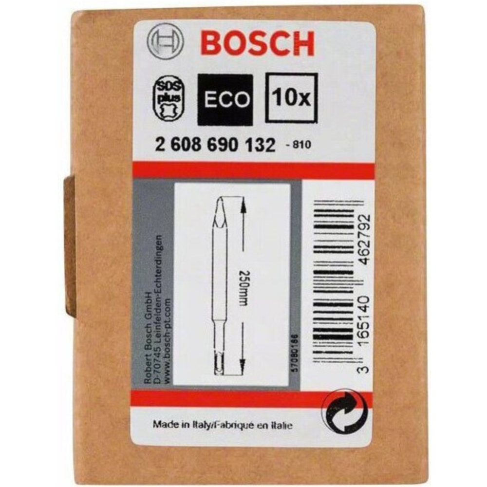 Зубило для электроинструмента «Bosch» 2.608.690.132, 10 шт