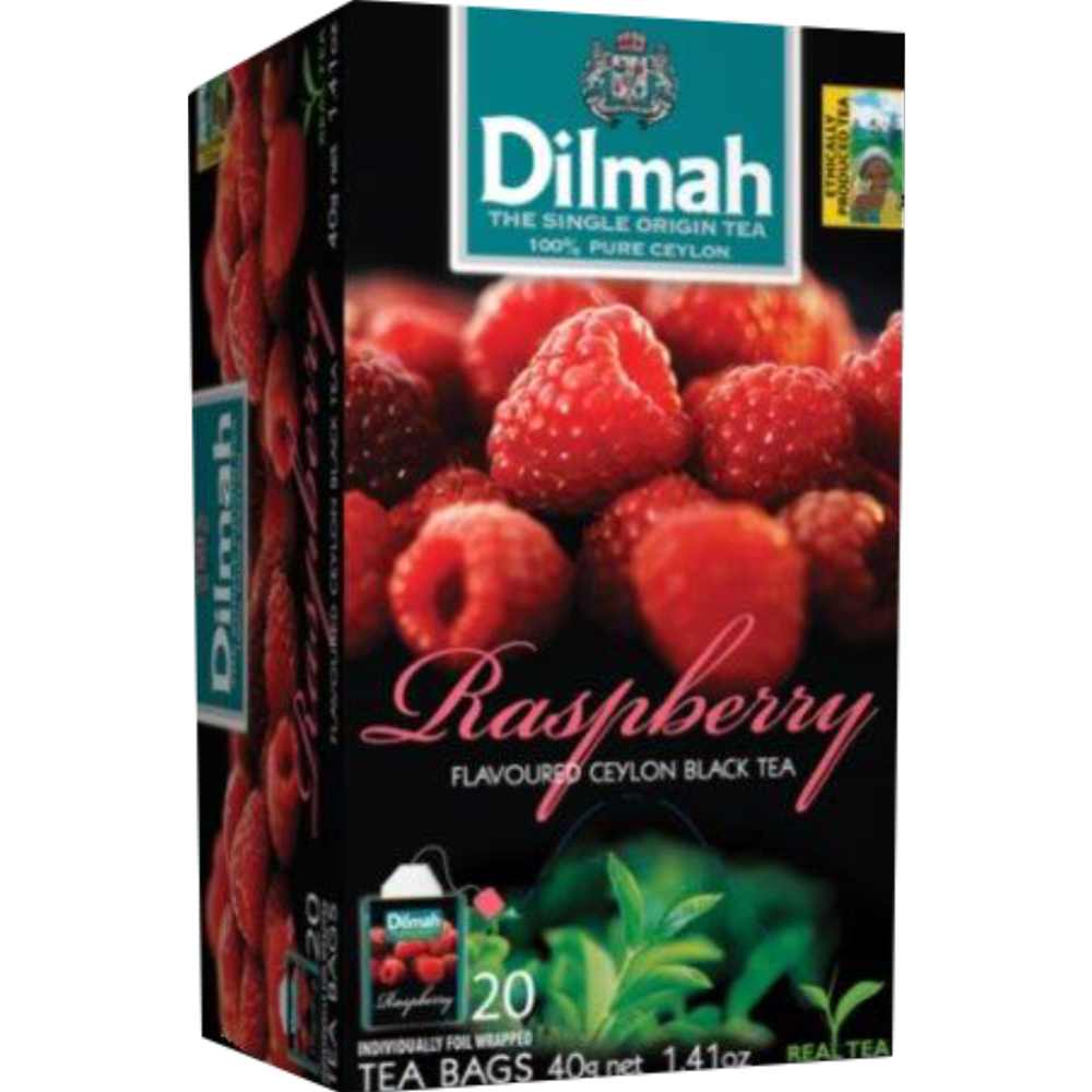 Чай черный «Dilmah» с аро­ма­том малины, 30 г