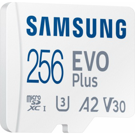 Карта памяти «Samsung» EVO Plus microSDXC 256GB + адаптер, MB-MC256KA/RU