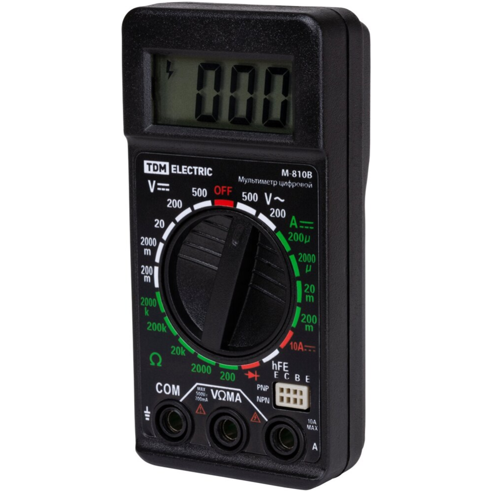 Мультиметр «TDM» МастерЭлектрик, М-810В, SQ1005-0009