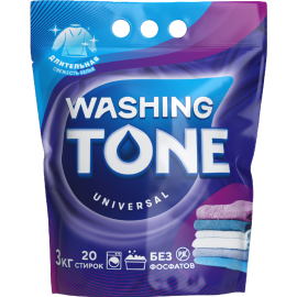 Стиральный порошок «Washing Tone» Универсал, Автомат, 3 кг