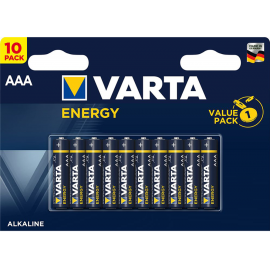 Элемент питания алкалиновый «Varta» Energy, AAA, VP 10