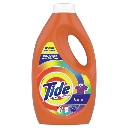 Порошок жидкий / Гель-концентрат для стирки белья Tide Color 1,235 л